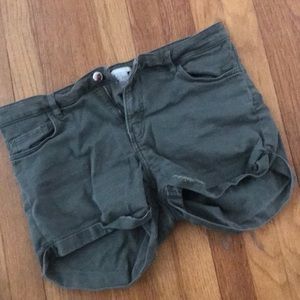 Army Green Shorts